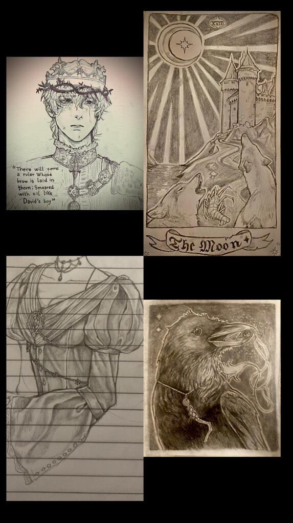 pencil drawings collage